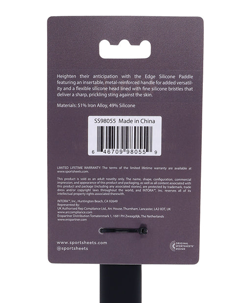 Sportsheets Edge Pins & Needles Silicone Paddle