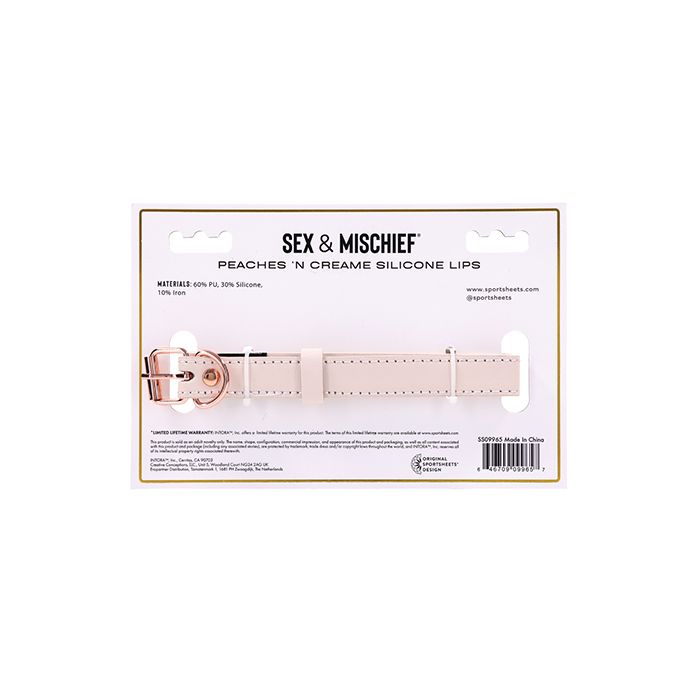 Sex & Mischief Peaches 'N Cream Silicone Lips