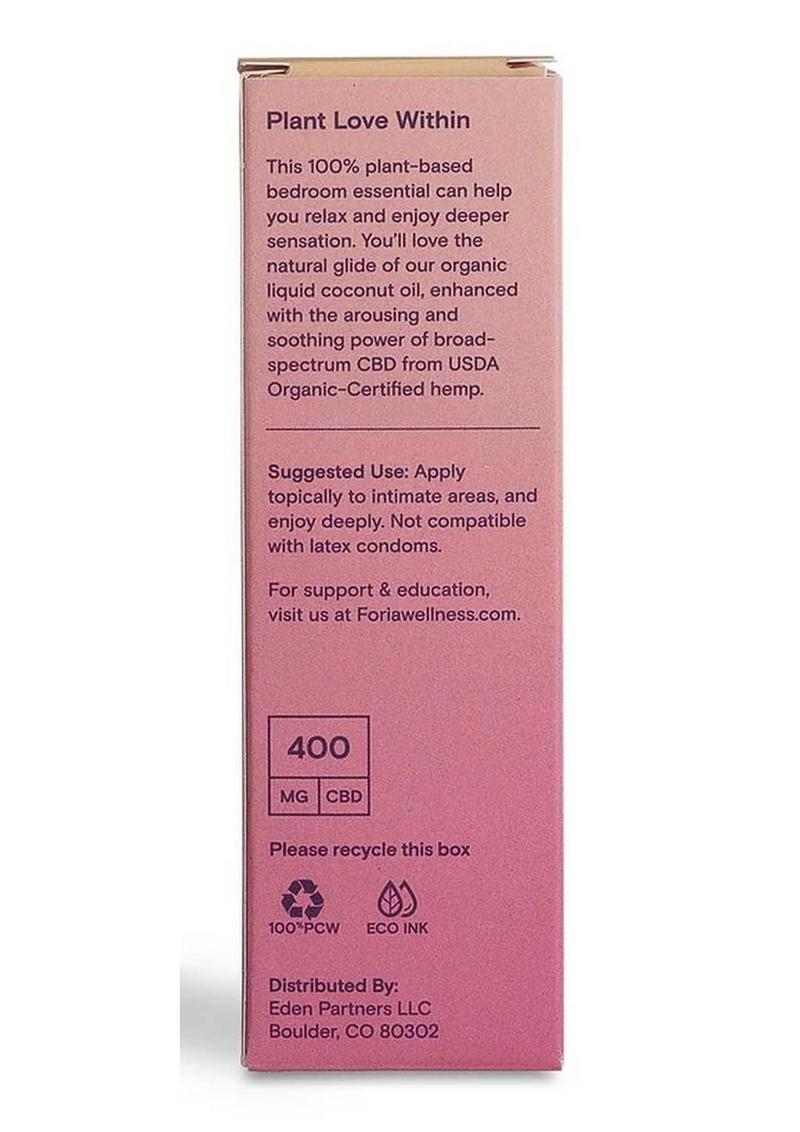 Foria Intimacy Sex Oil with CBD