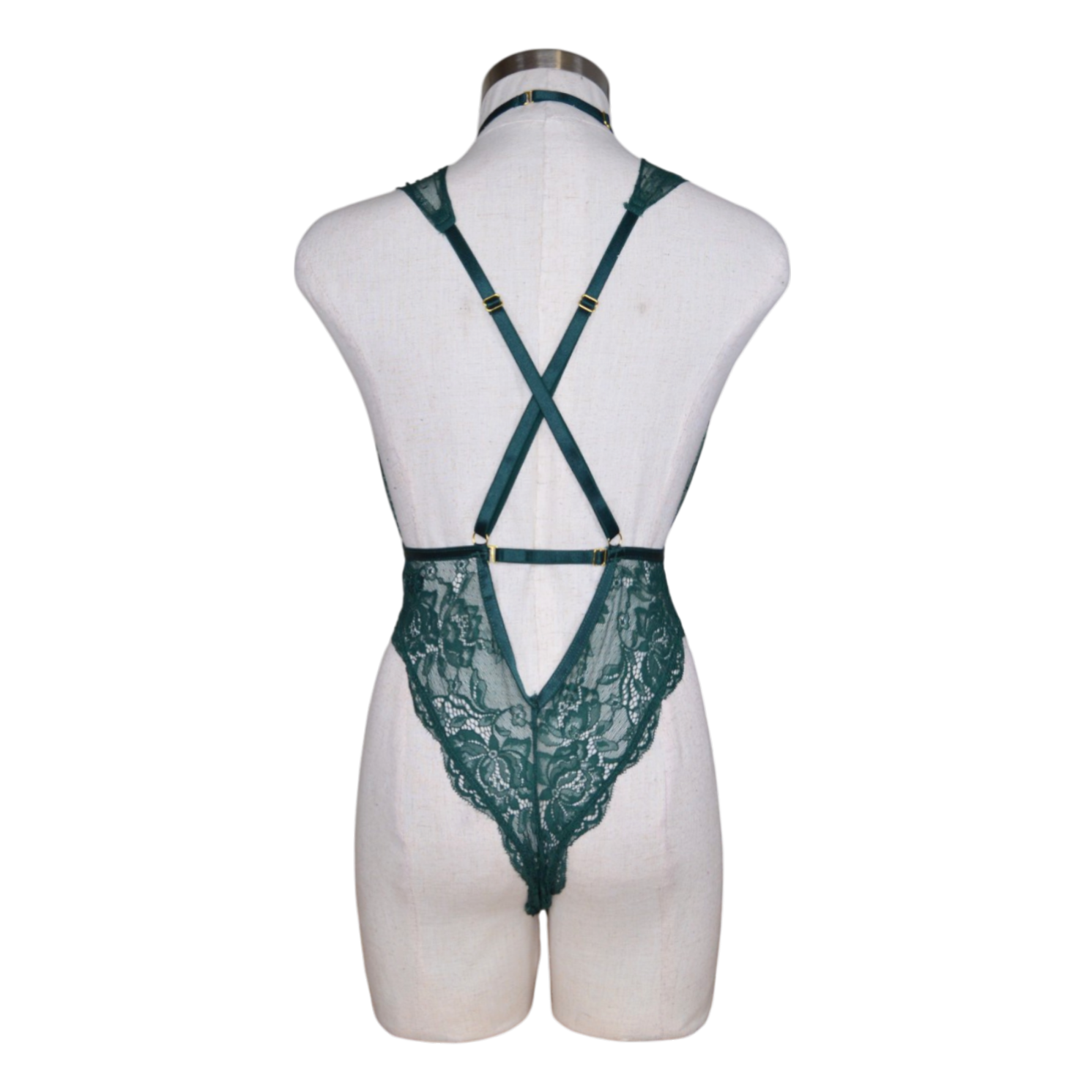 12142 Strappy Lace Teddy