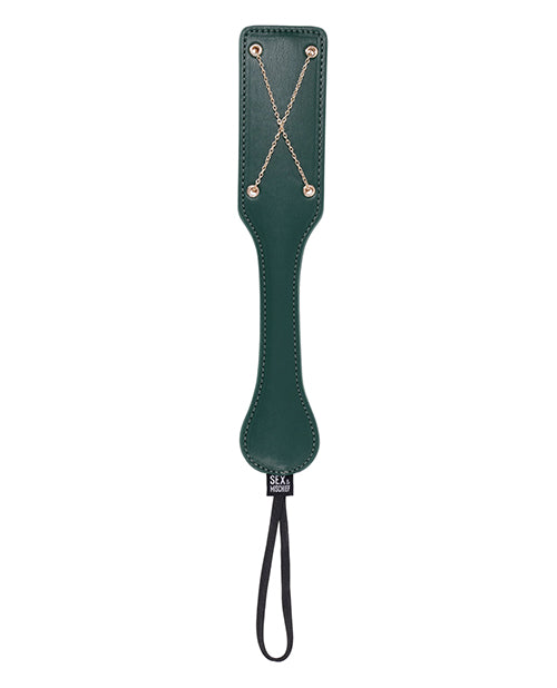 Sex & Mischief Indica Chain Impression Paddle Green