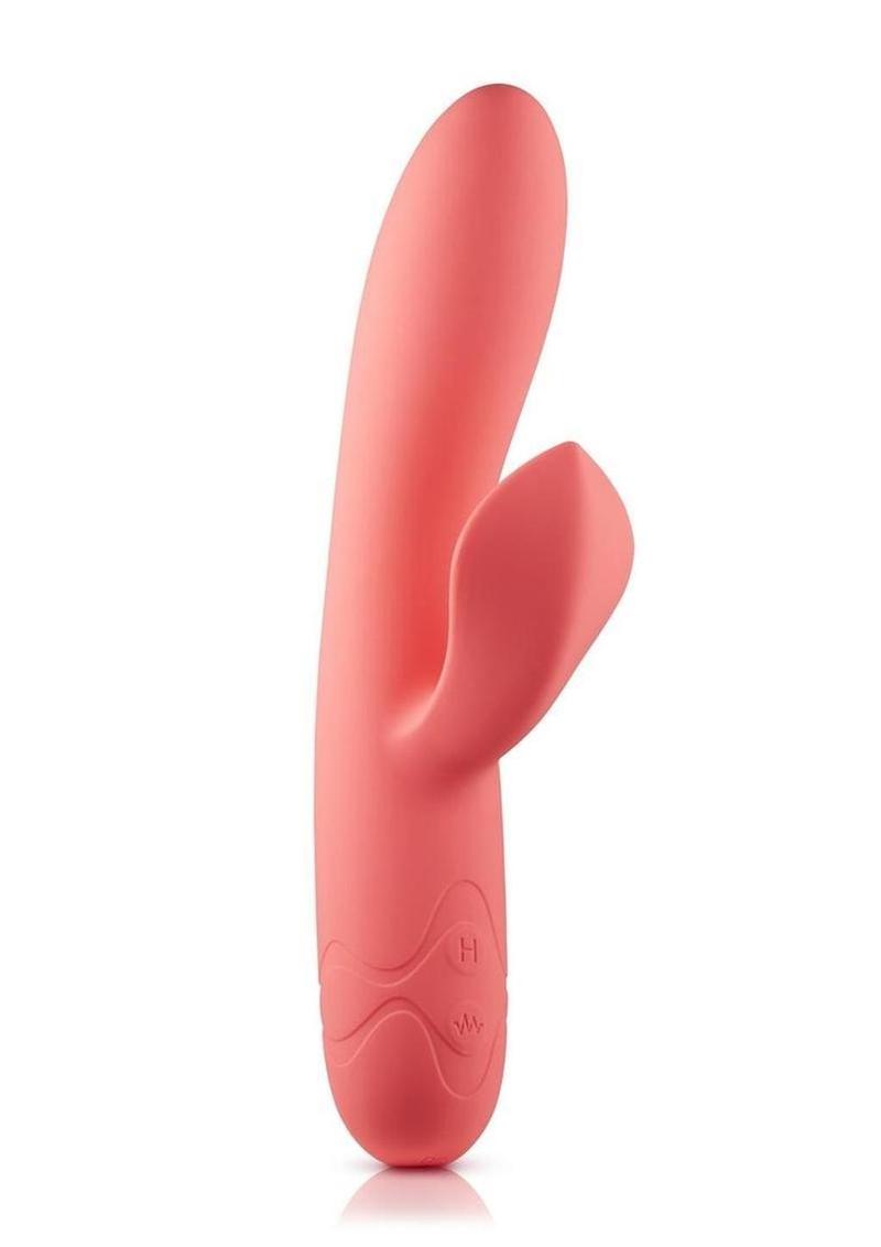 Hush Silicone Rabbit Vibrator Coral