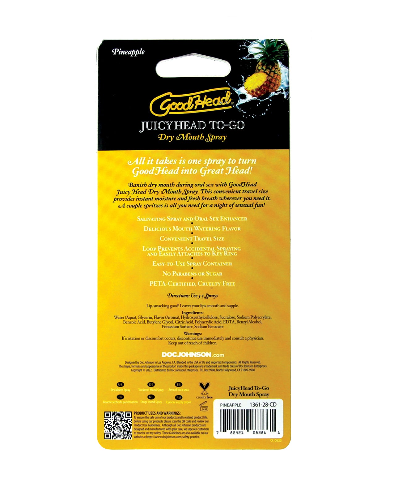 GoodHead Juicy Head Dry Mouth Spray To-Go
