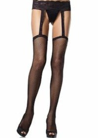 1656 Fishnet Garterbelt Stocking