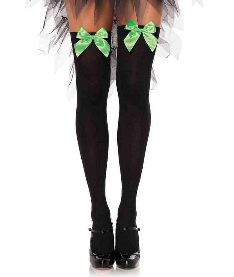 6255 Sheer Lace Top Thigh Highs