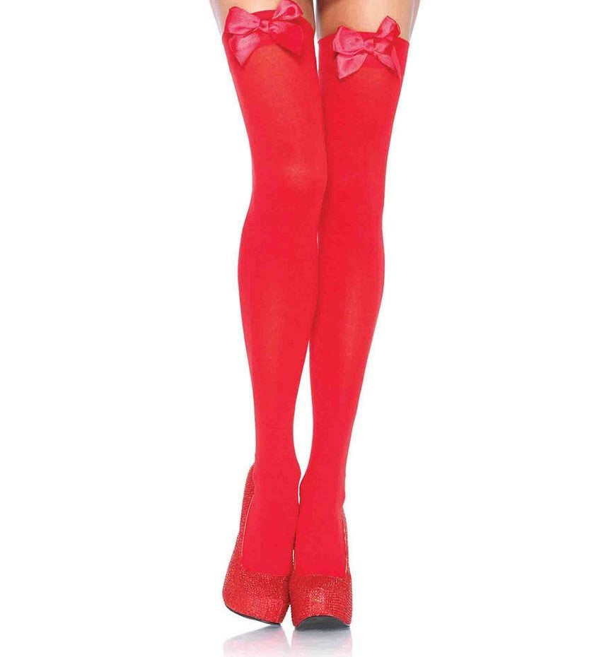 6255 Sheer Lace Top Thigh Highs