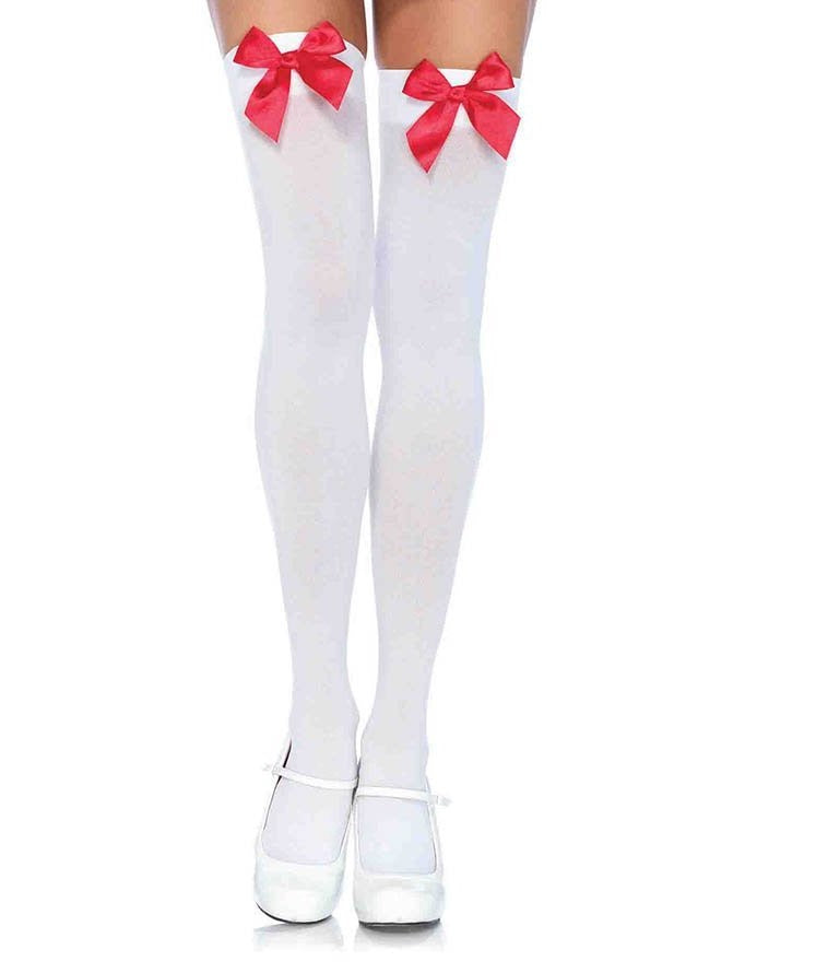 6255 Sheer Lace Top Thigh Highs