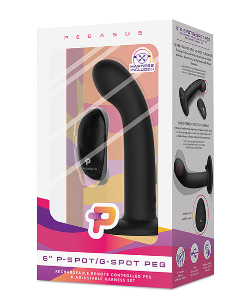 Pegasus 6" Rechargeable P-Spot G-Spot Peg