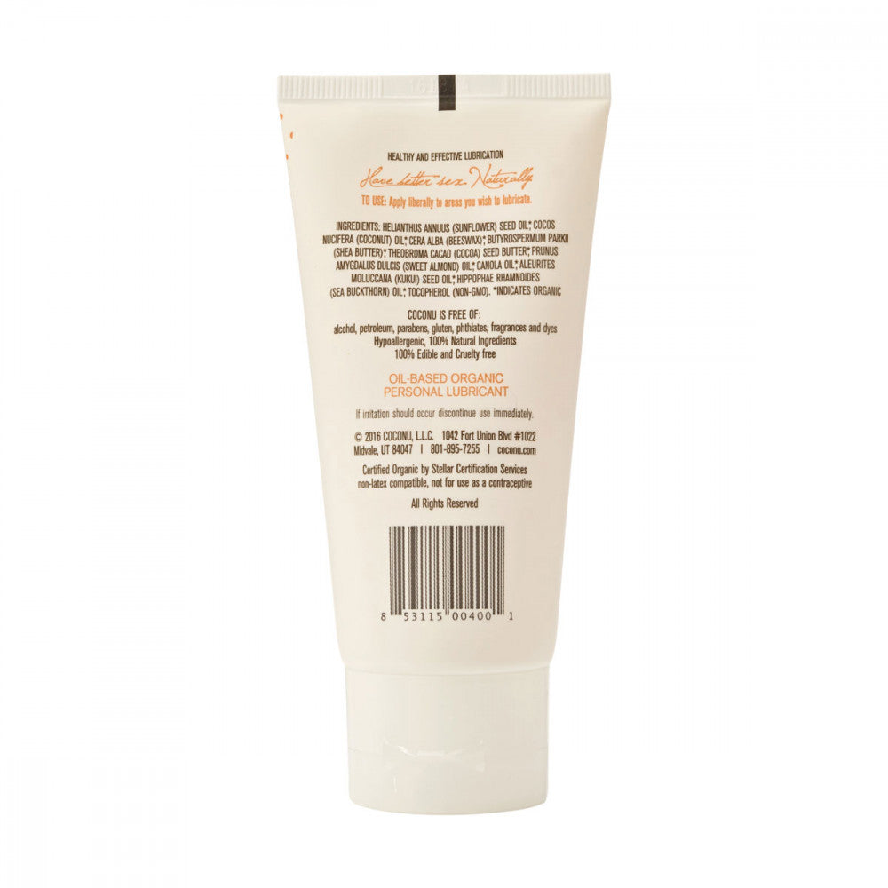 Coconu Oil-Based Organic Lubricant 3oz