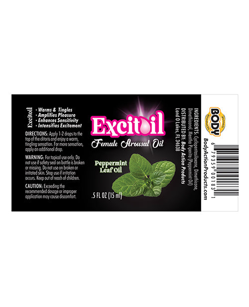 Body Action Peppermint Arousal Gel