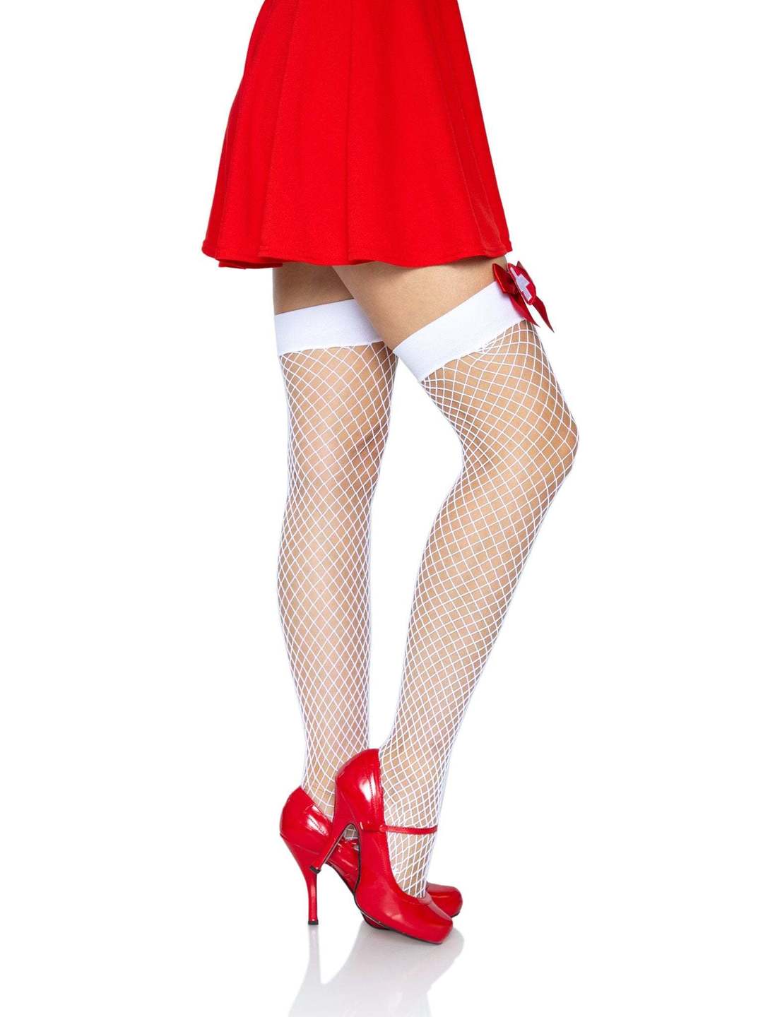 9511 Nurse Industrial Net Thigh Highs