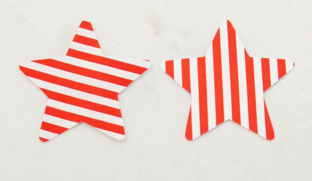 14234 Striped Star Pasties