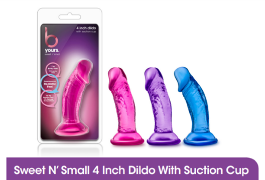 Blush B yours Sweet n Small 4" Dildo Blush B yours Sweet n Small 4" Dildo