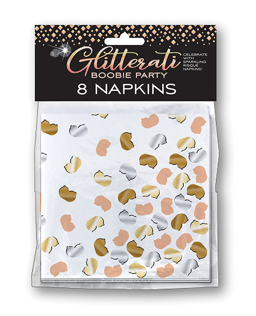 Glitterati Boobie Party Napkins