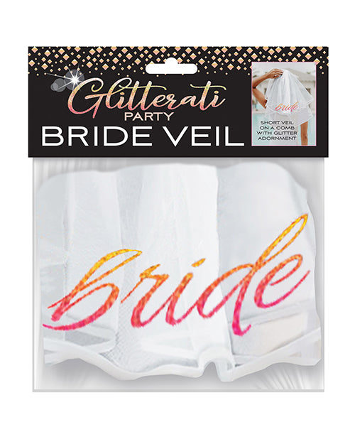 Glitterati Bride Veil Rose Gold/White