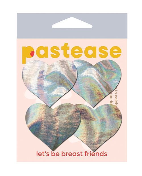 Pastease Premium Holographic Heart Silver