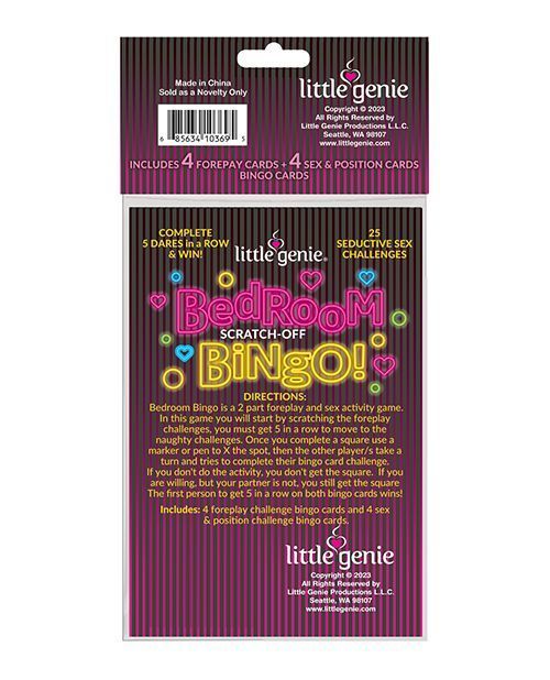 Bedroom Bingo Scratch-Off Game