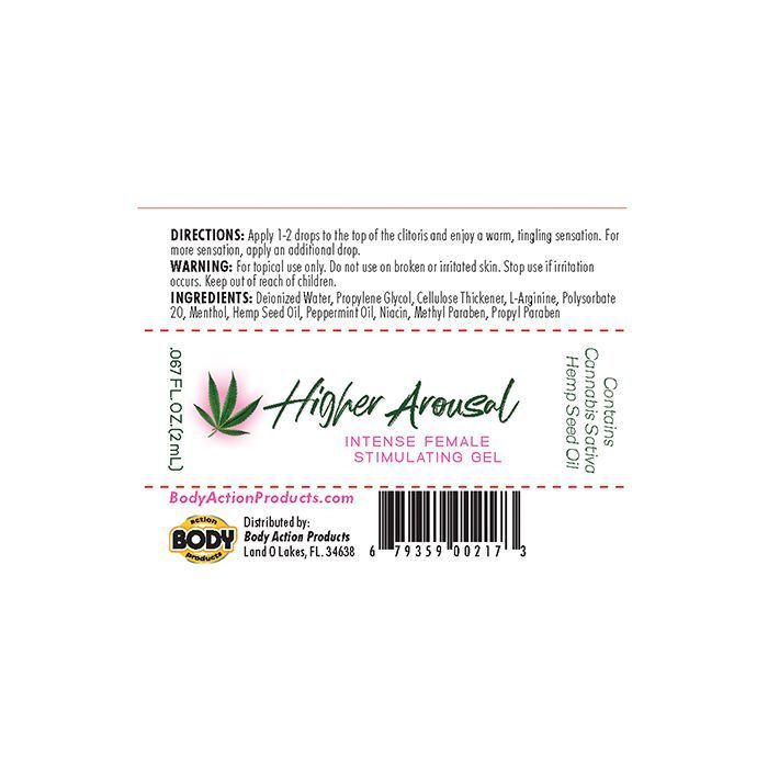 Higher Arousal Female Stimulating Gel .5oz