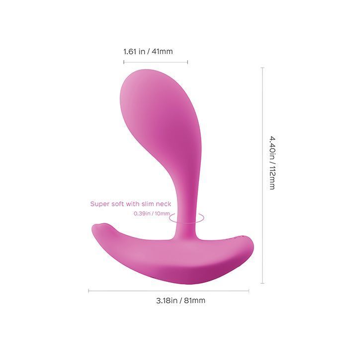 Oly 2 Pressure Sensing App-Enabled Wearable Vibrator - Pink