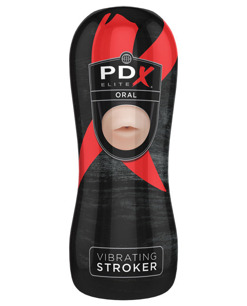 PDX Elite Vibrating Stroker - Oral PDX Elite Vibrating Stroker - Oral