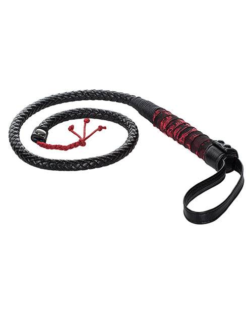 Scandal Bull Whip - Black/Red
