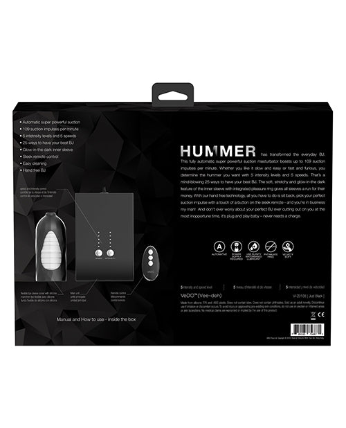 VeDO Hummer Transform Your BJ Stroker - Just Black