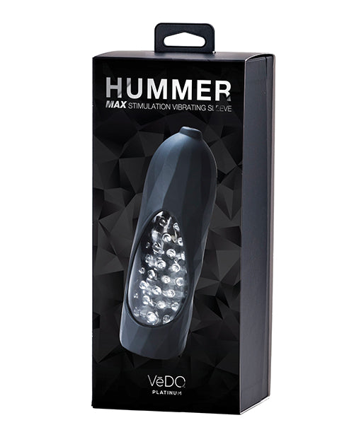 VeDO Hummer Max Rechargeable Vibrating Sleeve - Black Pearl VeDO Hummer Max Rechargeable Vibrating Sleeve - Black Pearl