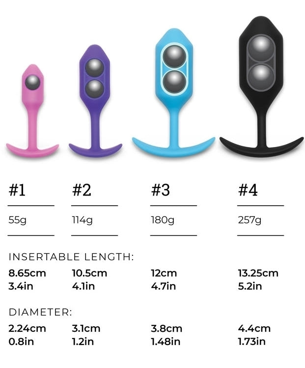 b-Vibe Weighted Snug Plug