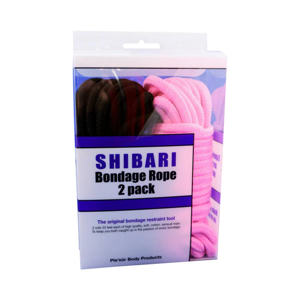 Plesur Pink & Black 10 m / 33 ft. Rope Kit 2-Pack