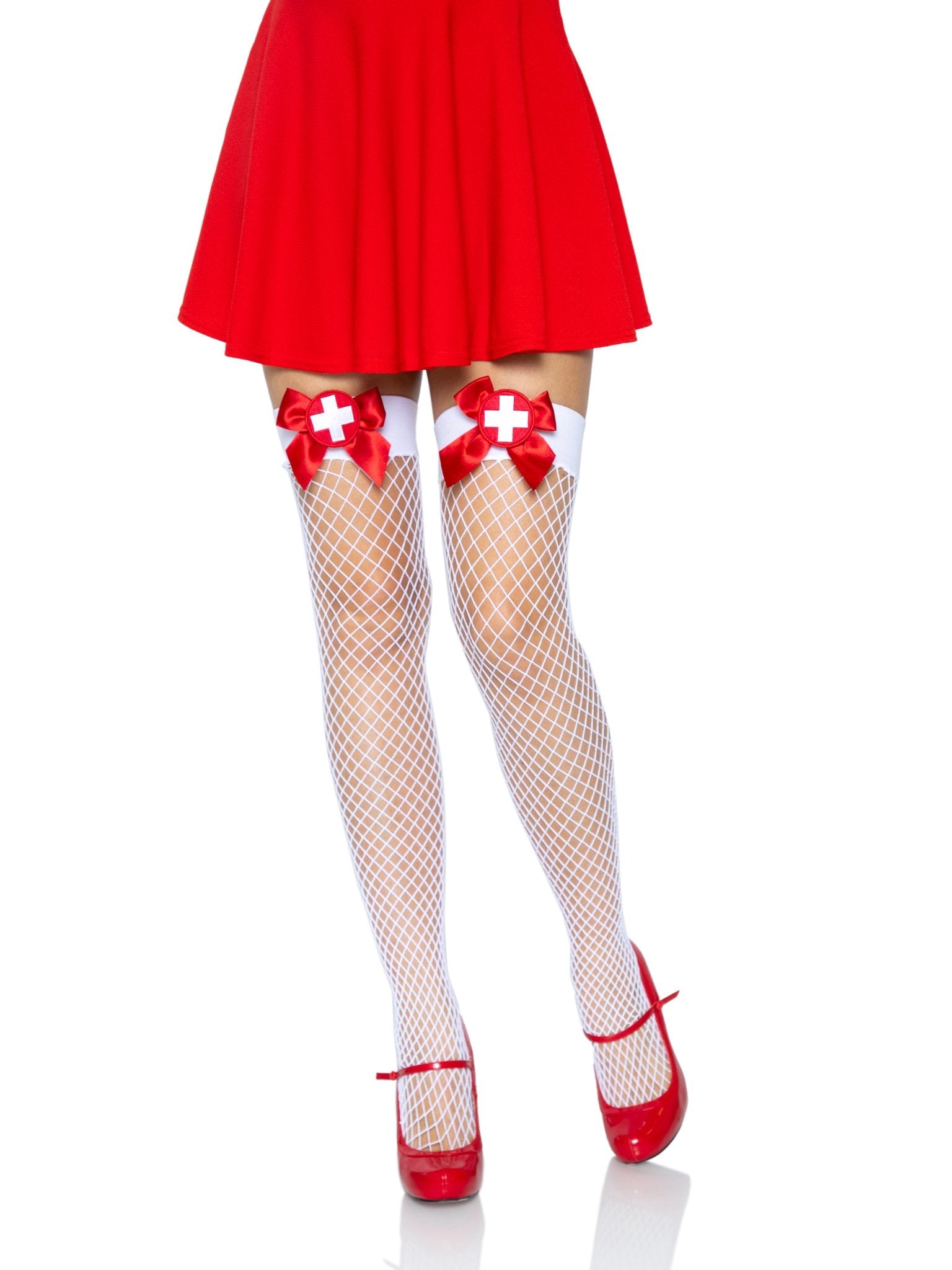 9511 Nurse Industrial Net Thigh Highs