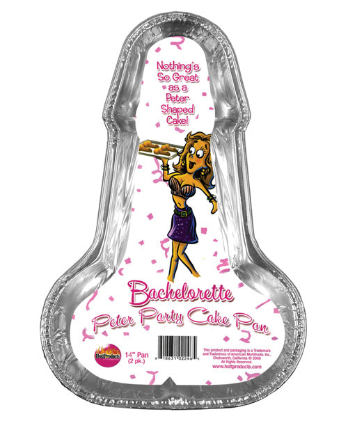 Disposable Penis Party Cake Pan -Pack of 2