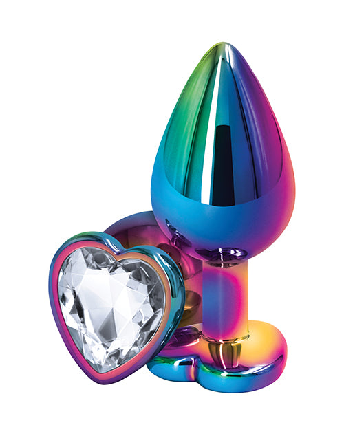 Rear Assets Multicolor Heart Medium Plug