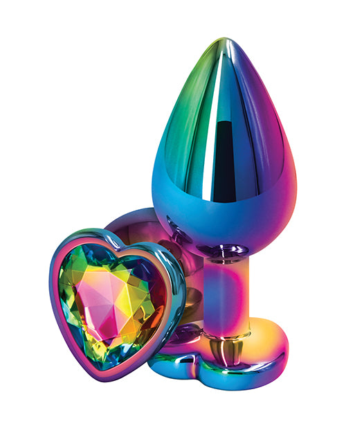 Rear Assets Multicolor Heart Medium Plug