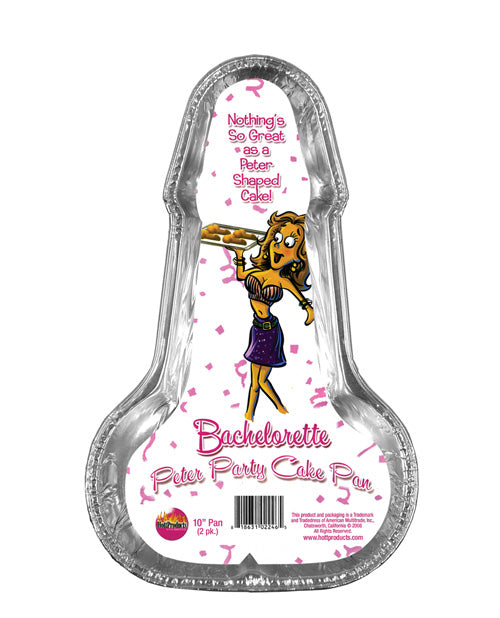 Disposable Penis Party Cake Pan -Pack of 2