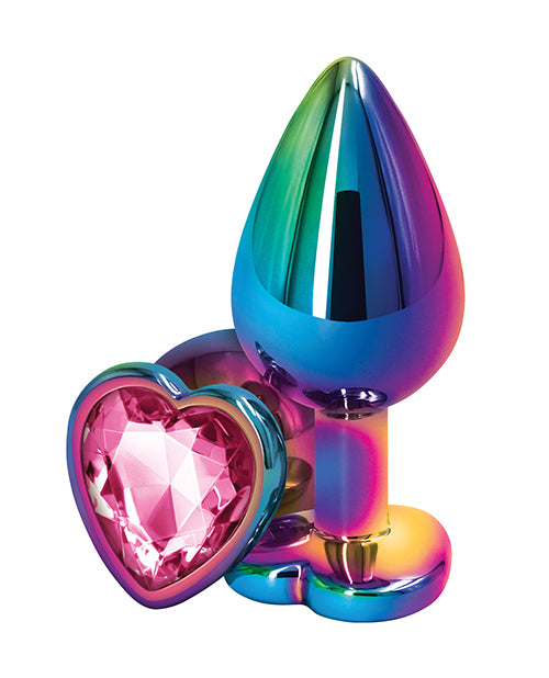 Rear Assets Multicolor Heart Medium Plug
