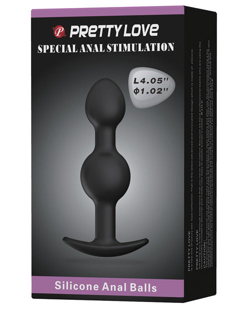 Pretty Love Silicone Anal Plug w/Ball