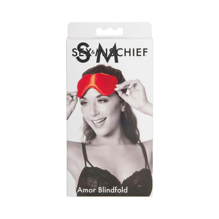 Sex & Mischief Amor Blindfold Red
