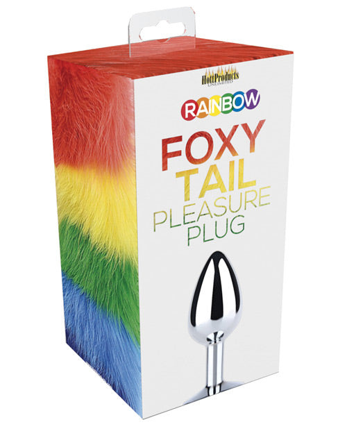 Rainbow Foxy Tail Plug