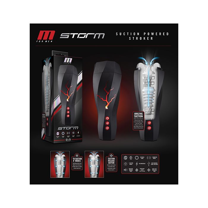 Blush M for Men Storm Suction Powered Stroker