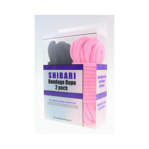Plesur Pink & Black 10 m / 33 ft. Rope Kit 2-Pack