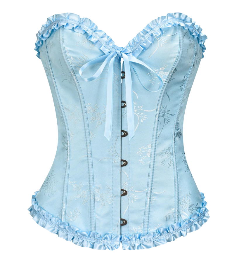 26046 Floral Corset Top
