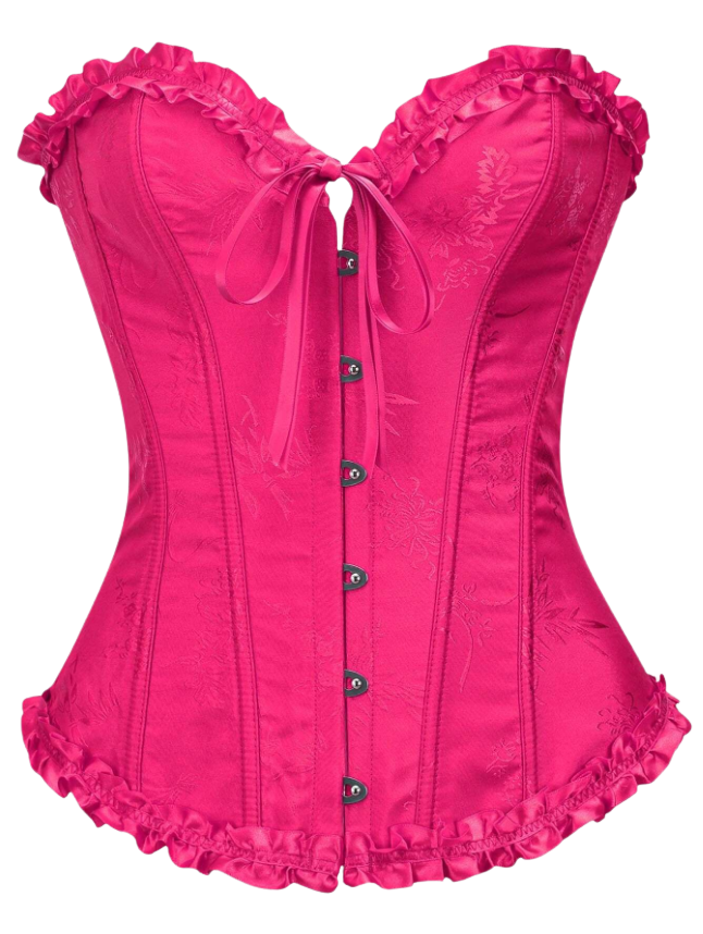 26046 Floral Corset Top