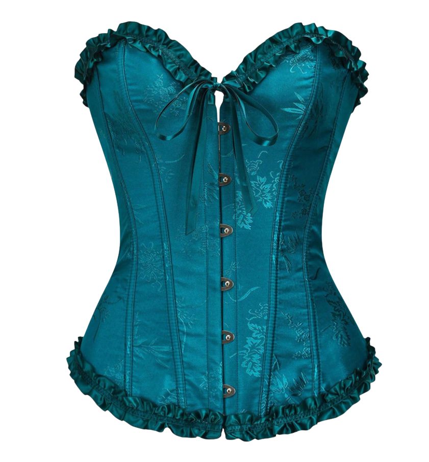 26046 Floral Corset Top