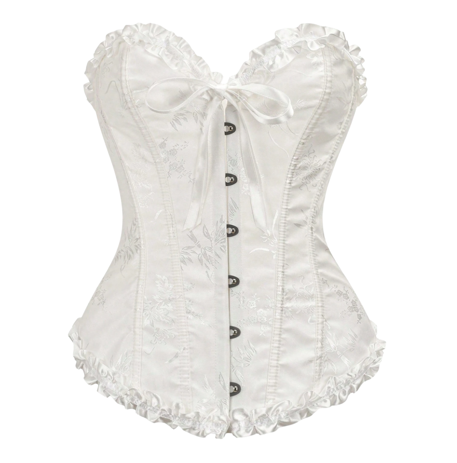 26046 Floral Corset Top