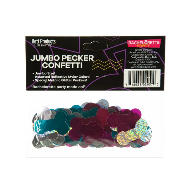 Jumbo Pecker Party Confetti