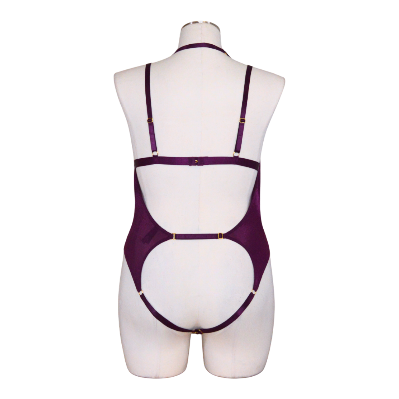 6604 Shimmer Mesh Slit Cup Teddy