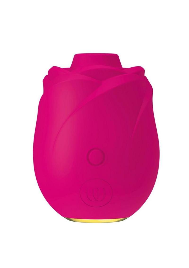 Womanizer Rose Rechargeable Silicone Air Pulse Clitoral Vibrator