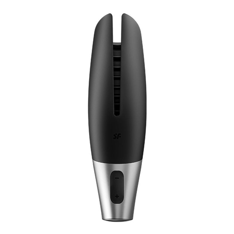 Satisfyer Power Stroker Rechargeable Silicone Stroker -Black