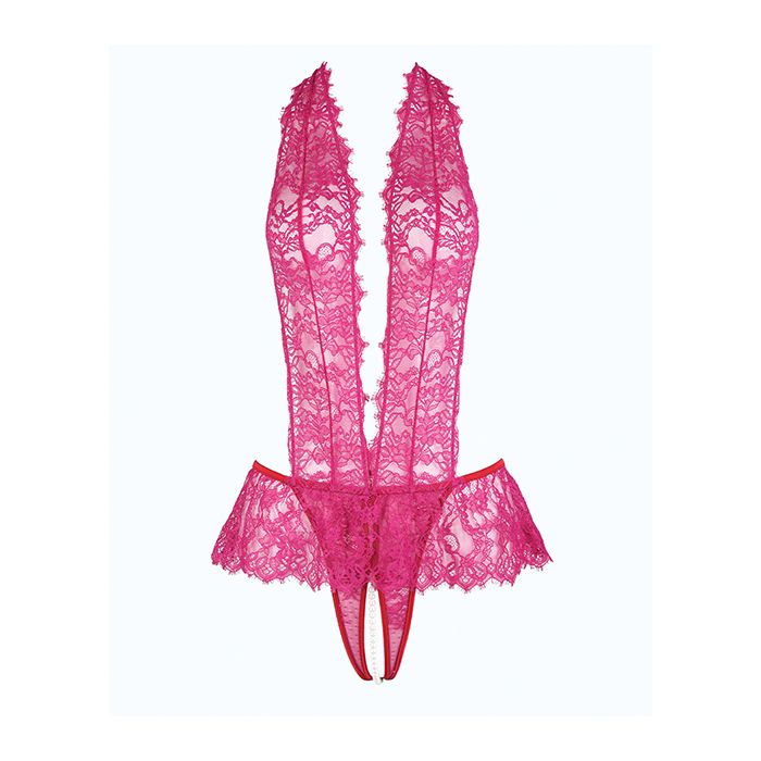 1904 Lace Halter Teddy