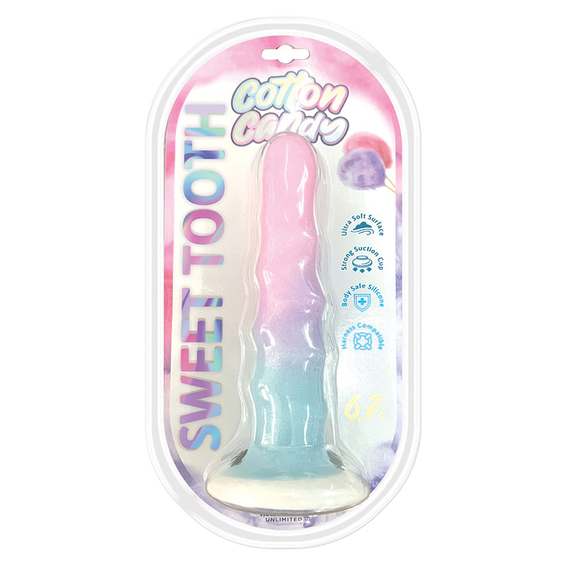 Cotton Candy Dildo Sweet Tooth 6.7"